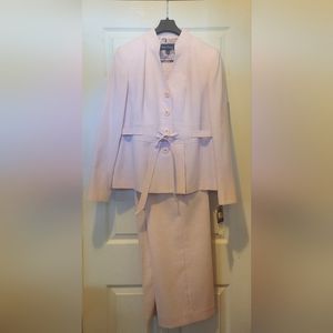 Evan-Picone 2PC Pantsuit English Garden Blush size 10